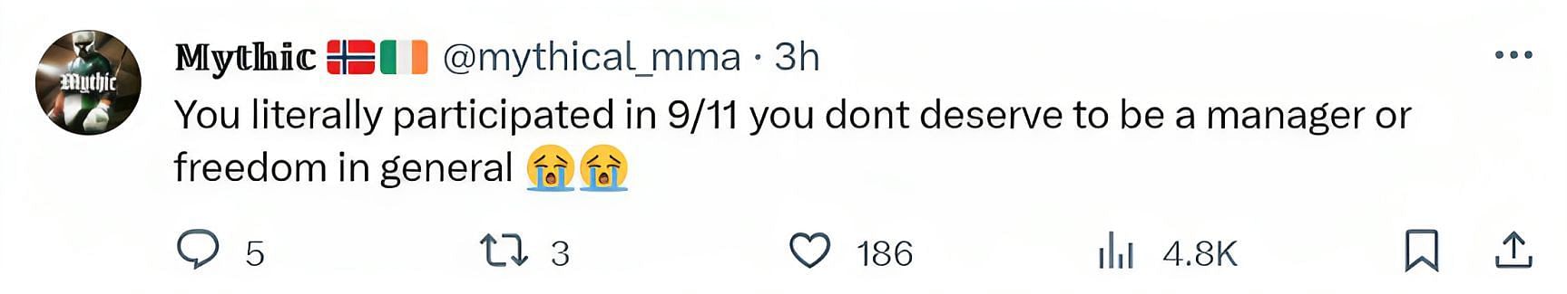Comments on the tweet